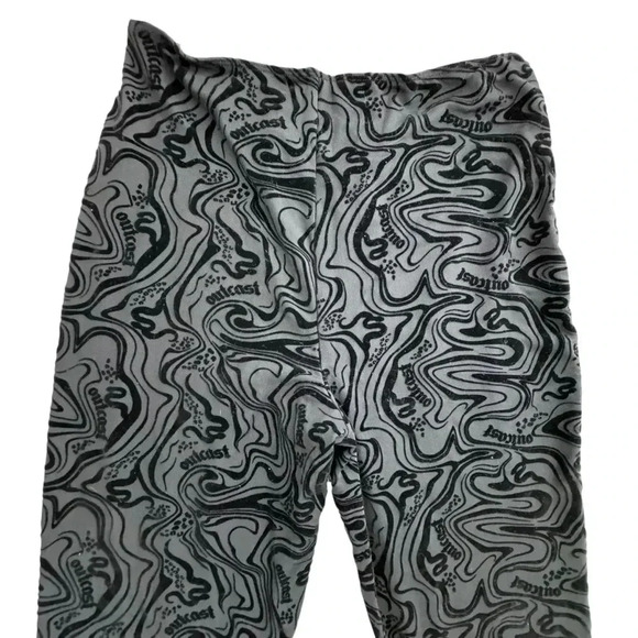 Outcast ASTRID PANT Velvet BLACK Fitted Flare, Size Large stretchy festival - Picture 6 of 13